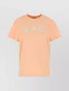 Apc A.p.c. Peach Cotton T-shirt