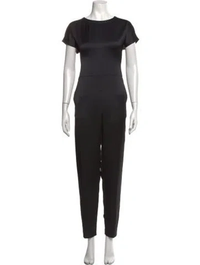 Pre-owned A.p.c. Crew Neck Jumpsuit In Black