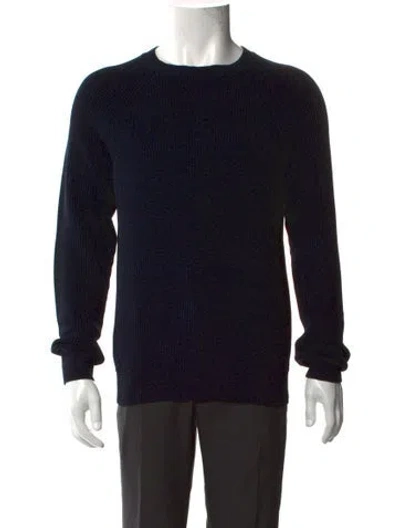Pre-owned A.p.c. Crew Neck Long Sleeve Pullover In Black