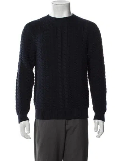 Pre-owned A.p.c. Crew Neck Long Sleeve Pullover In Black