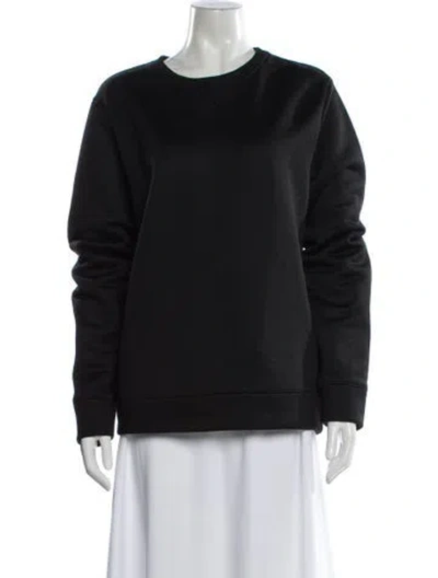 Pre-owned Apc Crew Neck Long Sleeve Sweatshirt In Black