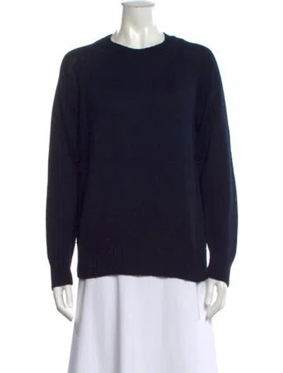 Pre-owned A.p.c. Crew Neck Long Sleeve Sweatshirt In Black