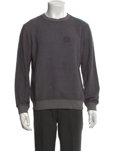 Pre-owned A.p.c. Crew Neck Long Sleeve Sweatshirt In Grey