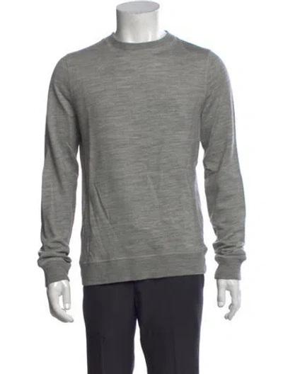 Pre-owned A.p.c. Crew Neck Long Sleeve Sweatshirt In Grey