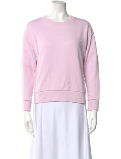 Pre-owned Apc Crew Neck Long Sleeve Sweatshirt In Pink
