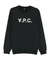 Apc Crew Neck Long-sleeved Sweatshirt In Black