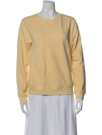 Pre-owned A.p.c. Crew Neck Midi Length Dress In Neutral