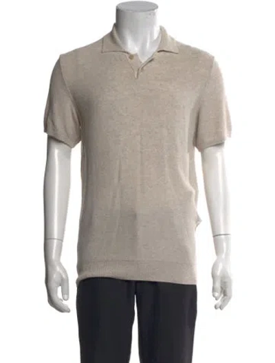 Pre-owned Apc Crew Neck Short Sleeve Polo Shirt In Gray
