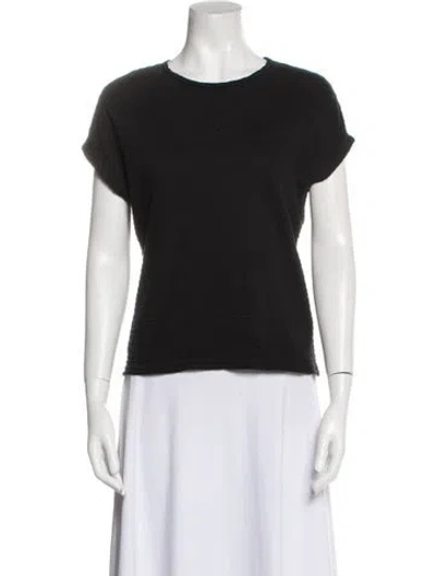 Pre-owned Apc Crew Neck Short Sleeve T-shirt In Black