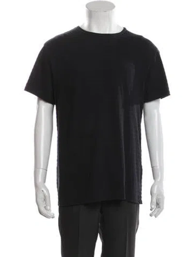 Pre-owned A.p.c. Crew Neck Short Sleeve T-shirt In Black