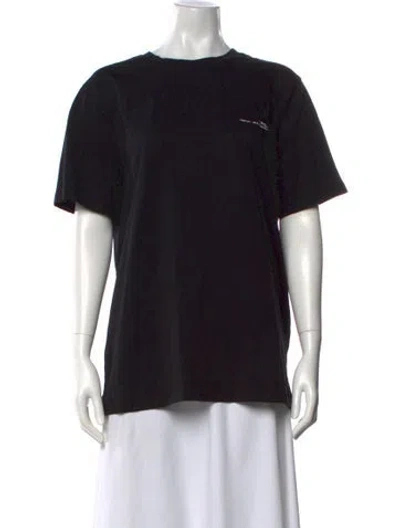 Pre-owned Apc Crew Neck Short Sleeve T-shirt In Black