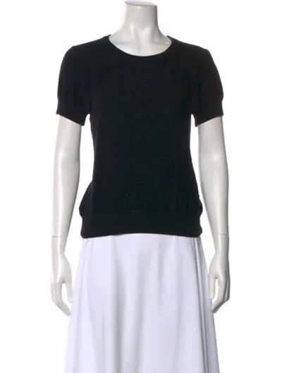 Pre-owned Apc Crew Neck Short Sleeve T-shirt In Black