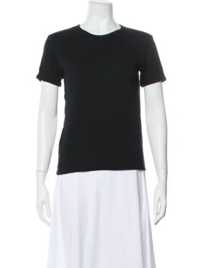Pre-owned Apc Crew Neck Short Sleeve T-shirt In Black