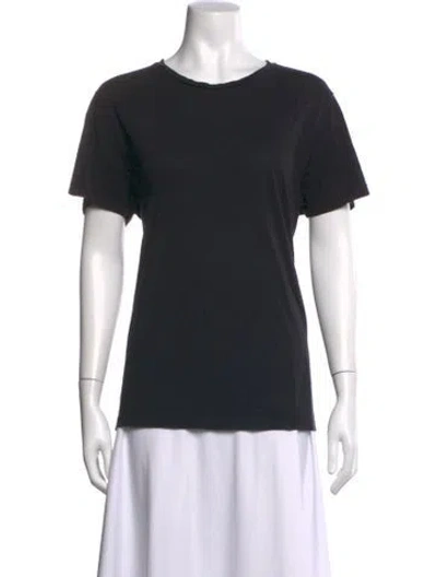 Pre-owned A.p.c. Crew Neck Short Sleeve T-shirt In Black
