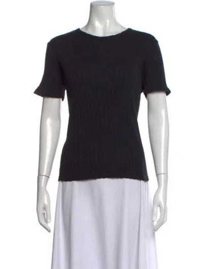 Pre-owned A.p.c. Crew Neck Short Sleeve T-shirt In Black