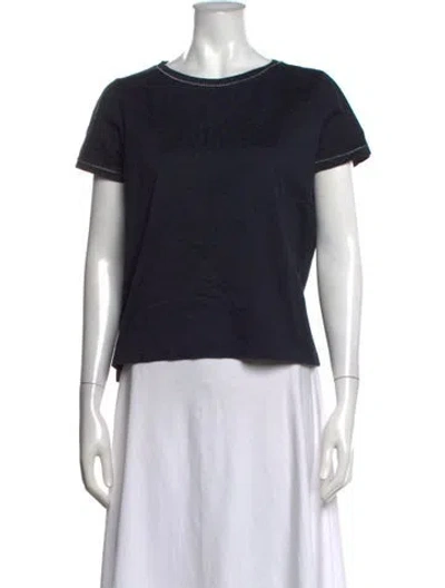 Pre-owned A.p.c. Crew Neck Short Sleeve T-shirt In Black