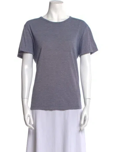 Pre-owned Apc Crew Neck Short Sleeve T-shirt In Blue