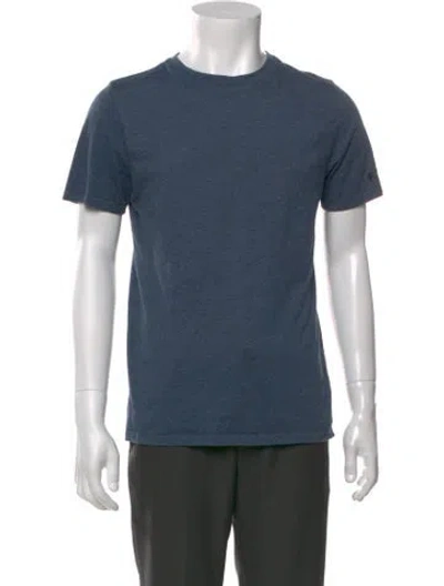 Pre-owned Apc Crew Neck Short Sleeve T-shirt In Blue