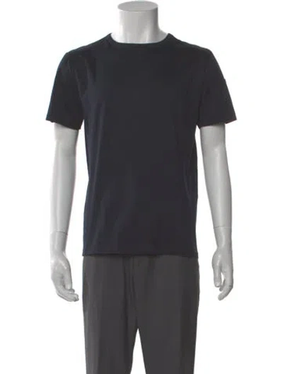 Pre-owned Apc Crew Neck Short Sleeve T-shirt In Blue