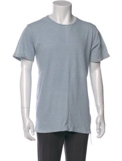 Pre-owned Apc Crew Neck Short Sleeve T-shirt In Blue