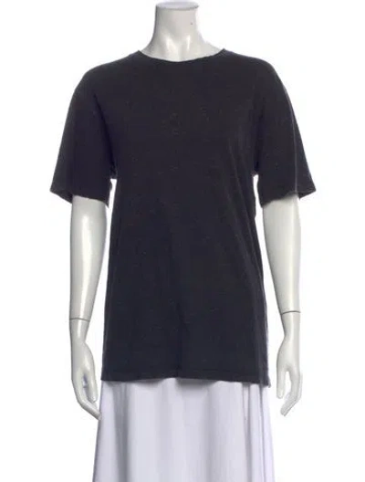 Pre-owned A.p.c. Crew Neck Short Sleeve T-shirt In Blue