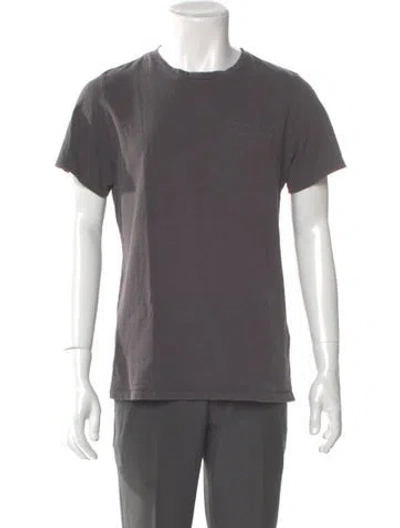 Pre-owned Apc Crew Neck Short Sleeve T-shirt In Gray