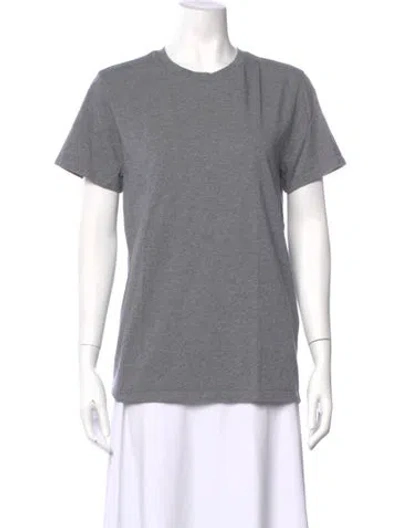 Pre-owned Apc Crew Neck Short Sleeve T-shirt In Gray