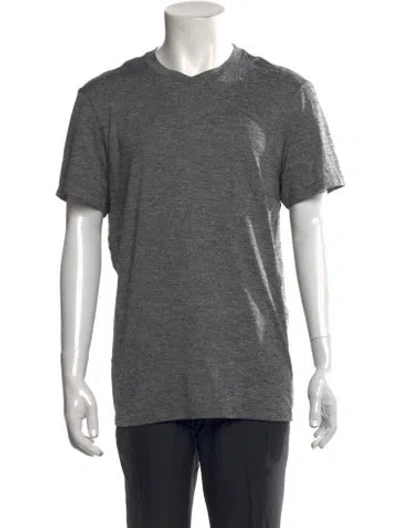 Pre-owned A.p.c. Crew Neck Short Sleeve T-shirt In Gray