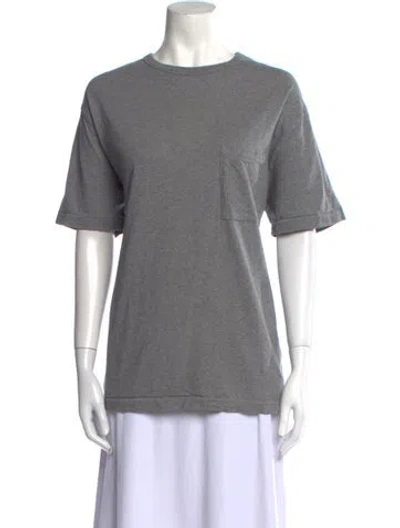 Pre-owned A.p.c. Crew Neck Short Sleeve T-shirt In Gray