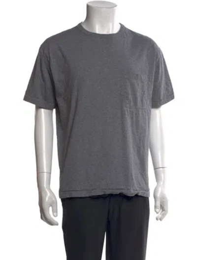 Pre-owned A.p.c. Crew Neck Short Sleeve T-shirt In Gray