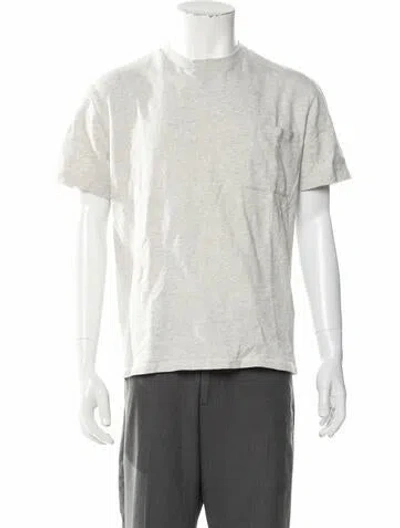 Pre-owned A.p.c. Crew Neck Short Sleeve T-shirt In Gray