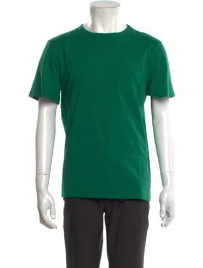 Pre-owned A.p.c. Crew Neck Short Sleeve T-shirt In Green