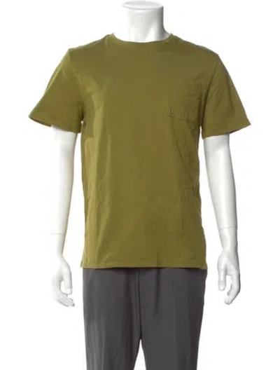 Pre-owned Apc Crew Neck Short Sleeve T-shirt In Green