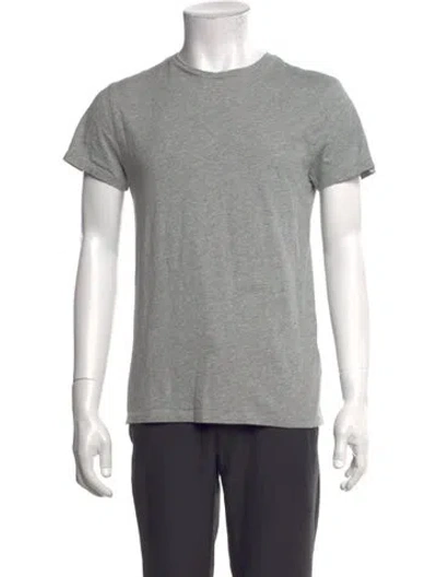 Pre-owned A.p.c. Crew Neck Short Sleeve T-shirt In Grey