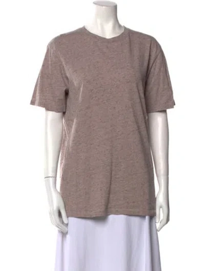 Pre-owned Apc Crew Neck Short Sleeve T-shirt In Neutral