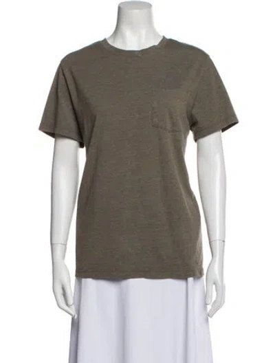 Pre-owned Apc Crew Neck Short Sleeve T-shirt In Neutral