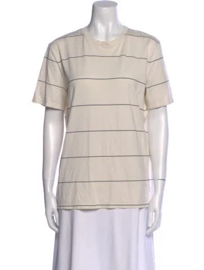 Pre-owned Apc Crew Neck Short Sleeve T-shirt In Neutral