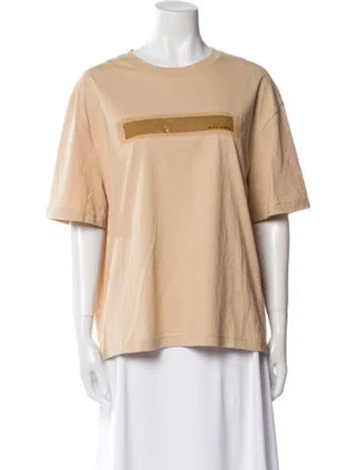 Pre-owned Apc Crew Neck Short Sleeve T-shirt In Neutral