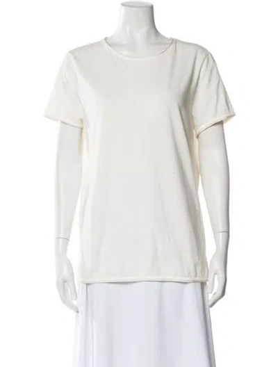 Pre-owned Apc Crew Neck Short Sleeve T-shirt In Neutral