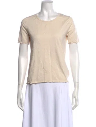 Pre-owned Apc Crew Neck Short Sleeve T-shirt In Neutral