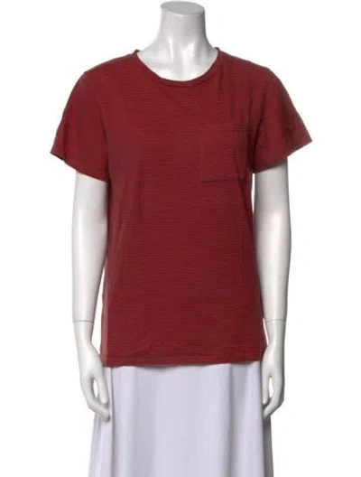 Pre-owned Apc Crew Neck Short Sleeve T-shirt In Red