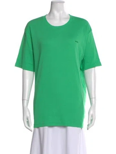 Pre-owned Apc Crew Neck Short Sleeve T-shirt W/ Tags In Green