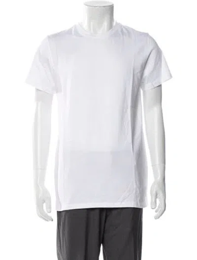 Pre-owned A.p.c. Crew Neck Short Sleeve T-shirt W/ Tags In White