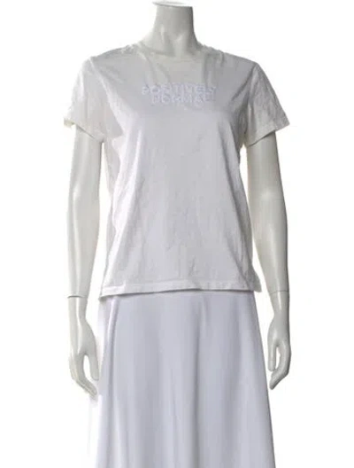 Pre-owned Apc Crew Neck Short Sleeve T-shirt In White