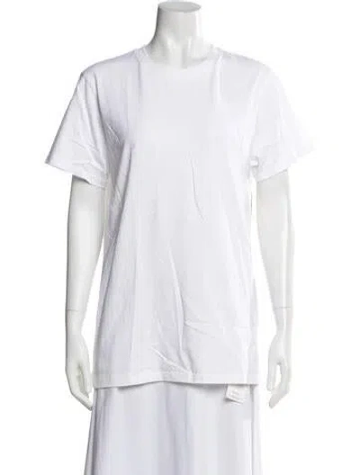 Pre-owned Apc Crew Neck Short Sleeve T-shirt In White