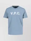 Apc Crew Neck Short Sleeves Standard Fit In Blue