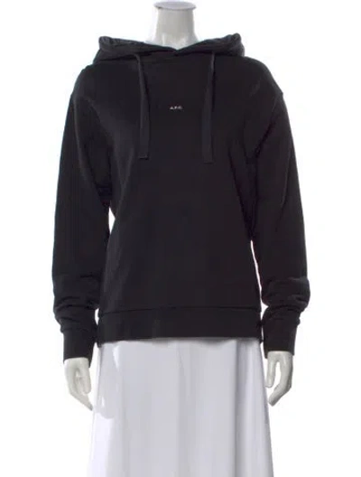 Pre-owned A.p.c. Crew Neck Sweater In Black
