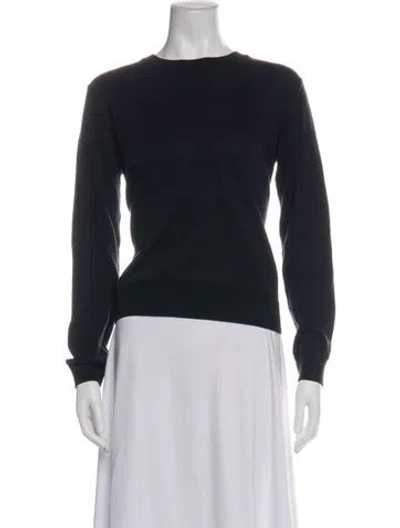 Pre-owned A.p.c. Crew Neck Sweater In Black