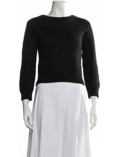 Pre-owned A.p.c. Crew Neck Sweater In Black