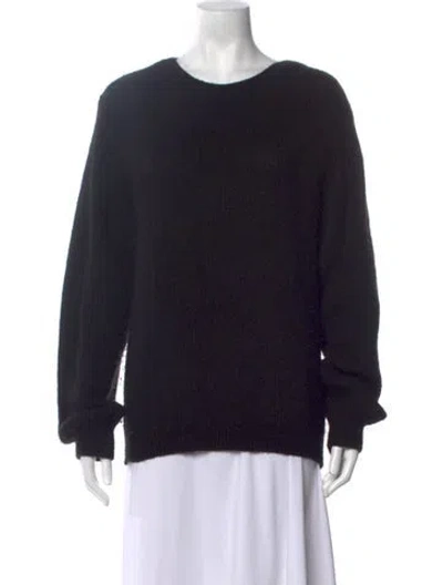 Pre-owned A.p.c. Crew Neck Sweater In Black
